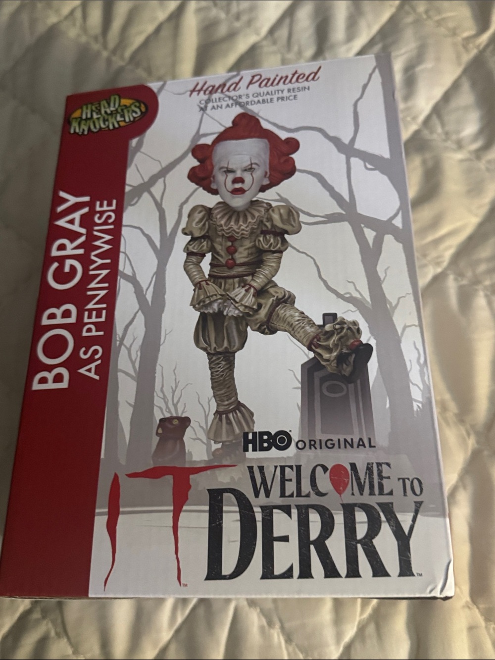AS PENNYWISE Welcome DERRY a collection hand painted art